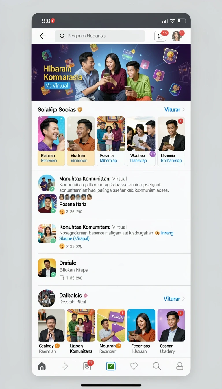 Tampilan utama aplikasi Download rr789 APK untuk Android yang intuitif dan efisien.