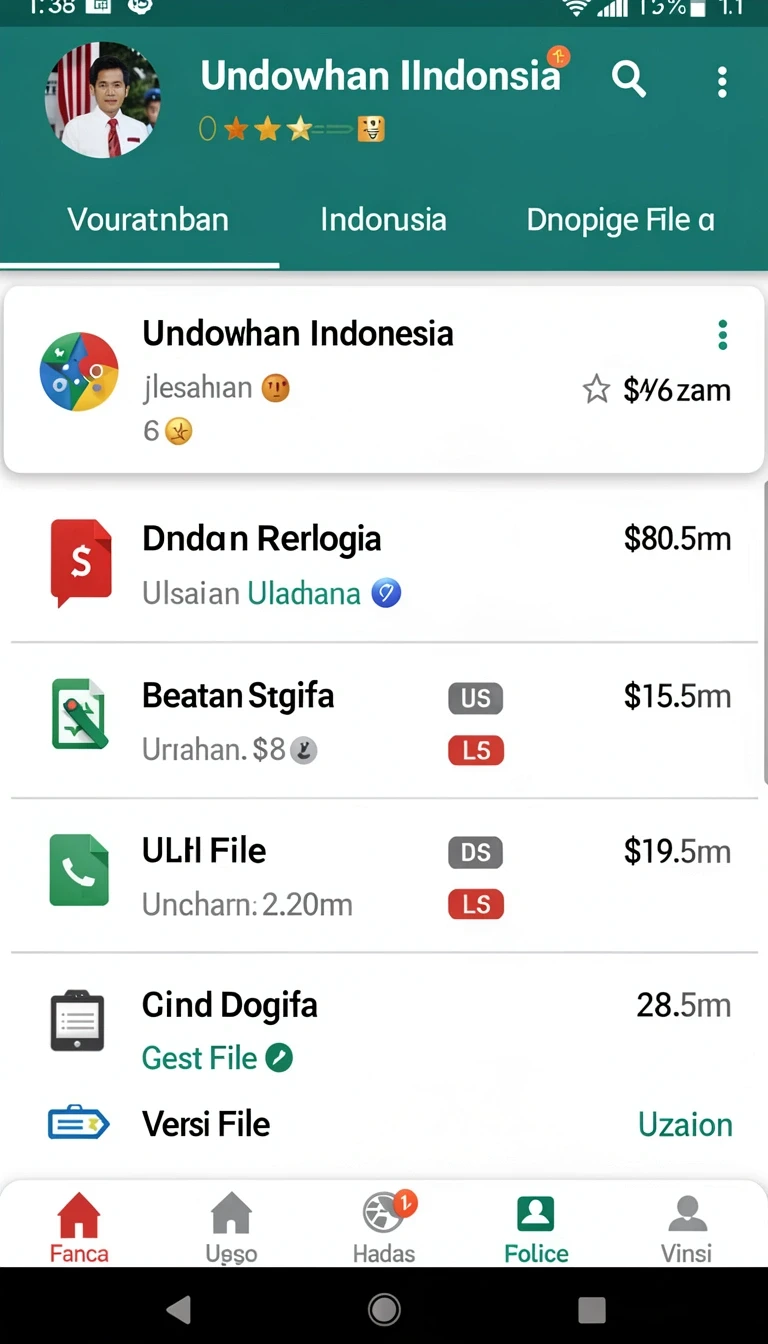 Tampilan utama aplikasi Review Aplikasi togel279 yang intuitif dan efisien.