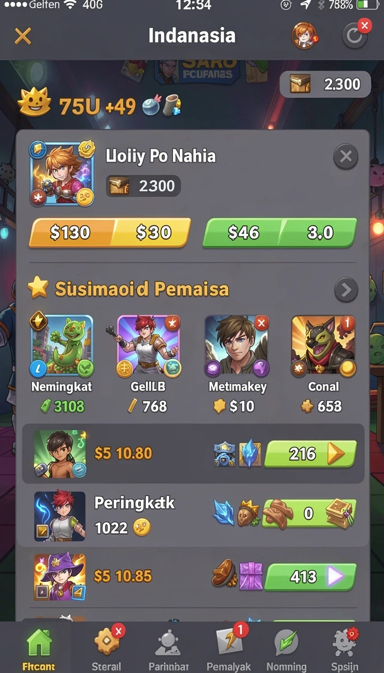Tampilan utama aplikasi Review Aplikasi asia77 yang intuitif dan efisien.